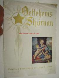 Betlehems Stjärnan 1929 (Kristliga Förening av Unga Kvinnor) -joululehti