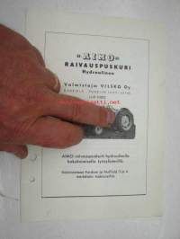 Vilsko Oy Lahti - Aimo raivauspuskuri -myyntiesite