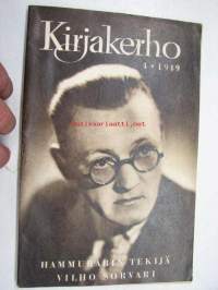 Kirjakerho 1949 nr 9 / Kirjallinen aikauslehti / Otava - artikkeleita kirjoista ja kirjailijoista, kirjaesittelyjä, mainoksia