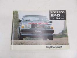 Volvo 240 sarja ja GLT, 4-syl - käyttöohjekirja 1981