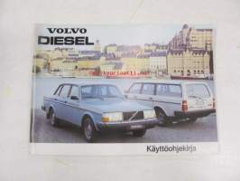 Volvo Diesel - käyttöohjekirja 1982