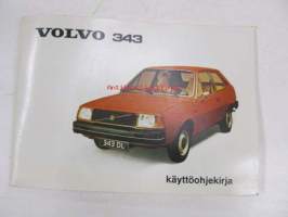 Volvo 343 - käyttöohjekirja 1976