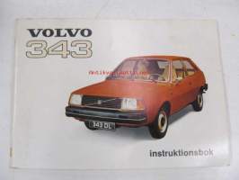 Volvo 343 Instruktionsbok  - käyttöohjekirja 1976