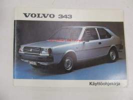 Volvo 343 - käyttöohjekirja 1977