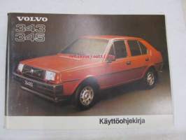 Volvo 343, 345 - käyttöohjekirja 1979