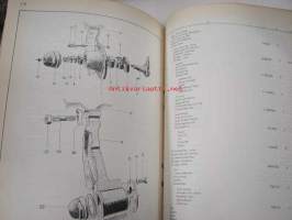 Bolinder-Munktell Dieseltraktor typ 35/36 Reservdelskatalog -varaosaluettelo