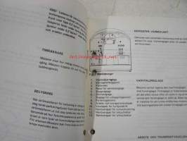 BM Volvo LM 845 Instruktionsbok -käyttöohjekirja ruotsiksi