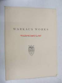 A. Ahlström Oy - Warkaus Works : a short historical sketch
