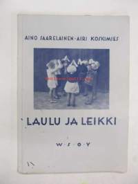 Laulu ja leikki : laulu- ja liikuntaleikkejä sekä voimisteluohjelmia pienokaisille