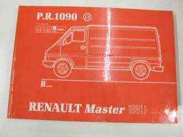 Renault Master 1981 > P.R.1090 12 6/1991 varaosaluettelo