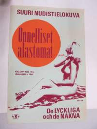 Onnelliset alastomat - De lyckliga och de nakna -elokuvajuliste