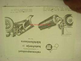 Muko raivauspuskuri, katuharja ja kärkilumiaura -esite