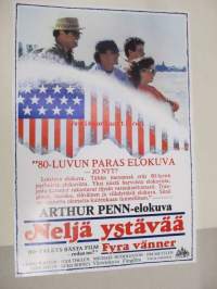 Neljä ystävää - Fyra vänner -elokuvajuliste, Craig Wasson, Jodi Thelen, Arthur Penn