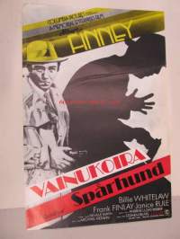 Vainukoira - Spårhund -elokuvajuliste, Albert Finney, Billie Whitelaw, Stephen Frears
