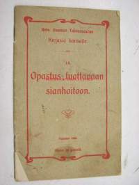 Opastus tuottavaan sianhoitoon (Suomen Talousseuran kirjasia kansalle nr 18)