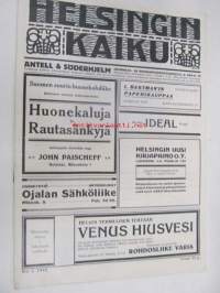 Helsingin Kaiku 1916 nr 2, arvokas rahalöytö Suomenniemellä