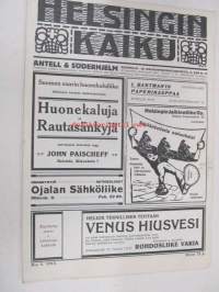 Helsingin Kaiku 1916 nr 5, Helsingin kansallismuseo