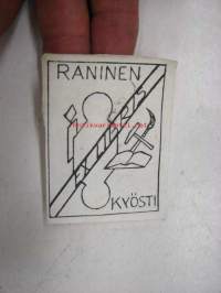 Ex Libris Kyösti Raninen -kirjanomistajamerkki