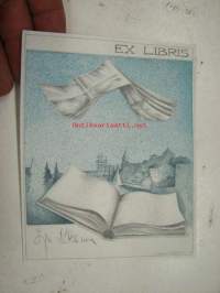 Ex Libris Irja Ketonen -kirjanomistajamerkki