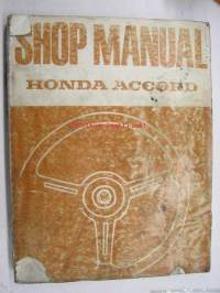 Honda Accord Shop Manual -korjaamo-ohjekirja