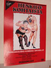 Henkilökohtaista - Personligt -elokuvajuliste, Julie Walters, Alec McCoven, Terry Jones