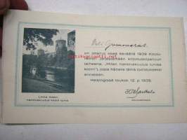 Veli Gummerus on ottanut osaa keväällä 1939 Kouluradion järjestämään kirjoituskilpailuun 