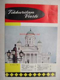 Tikkurilan Viesti 1963 nr 4 -asiakaslehti, sisältää asiapitoisia ammattiartikkeleita maalaus- suojaus- ja pinnoitustöistä ja materiaaleista