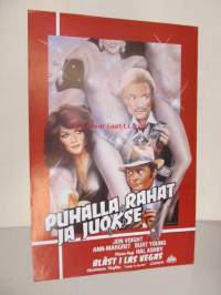 Puhalla rahat ja juokse - Blåst i Las Vegas -elokuvajuliste, Jon Voigt, Ann-Margaret, Hal Ashby