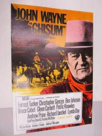 Chisum -elokuvajuliste, John Wayne, Forrest Tucker, Andrew V. McLaglen