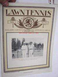 Lawn Tennis 1917 nr 3-4 -Suomen Tennisliiton lehti