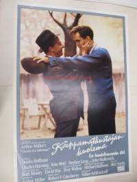 Kauppamatkustajan kuolema - En handelsresandes död -elokuvajuliste, Dustin Hoffman, Charles Durning, Volker Schlöndorff