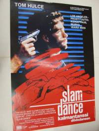 Slam Dance - Kalmantanssi - Dödsdansen -elokuvajuliste, Tom Hulce, Virginia Madsen, Wayne Wang