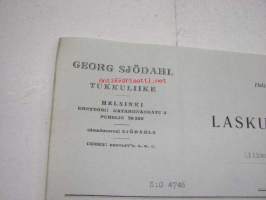 Georg Sjödahl, Helsinki / Niilo Tunturi, Turku, 31.5.1930 -asiakirja