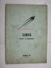 Simca -käyttöohjekirja