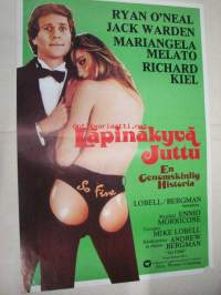 Läpinäkyvä juttu - En genomskinlig historia -elokuvajuliste, Ryan O'Neal, Jack Warden, Andrew Bergman