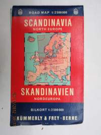 Autokarte Skandinavien