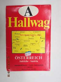 Hallwag Österreich -Itävallan kartta