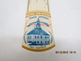 Rauman I:nen Apteekki - Kanta Apteekki, Rauma, 20.9.1947-apteekkisignatuuri