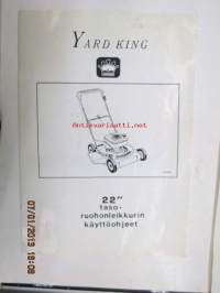 Yard King ruohonleikkuri 22