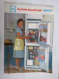 Elektro Helios kylskåpslinje 1964 -myyntiesite