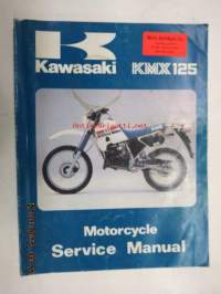 Kawasaki KMX125 Motorcycle Service Manual -korjaamokirja