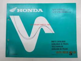 Honda VT750C v,w, VT750C2v,w Parts Catalogue -varaosaluettelo -korjaamokirja