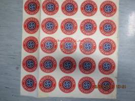 Maustekalaa / Västanfjärdin säilyketehdas -etikettiarkki