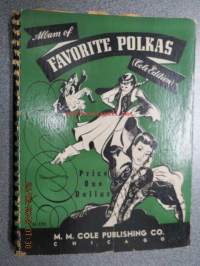 Album of Favourite Polkas (Cole Edition) -nuottikirja, polkkanuotteja