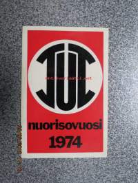 TUL Nuorisovuosi 1974 -tarra