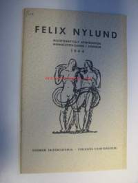 Felix Nylund muistonäyttely Ateneumissa 1944 - minnesutställning i Ateneum