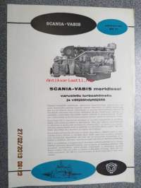 Scania-Vabis DSI 11 meridieselmoottori -myyntiesite