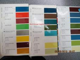 Standox värimallit 1973 lisäykset mallikirjaan