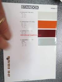 Standox Honda 2 värimallit 1973 lisäykset mallikirjaan