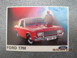 Ford 17M -alkuperäinen maahantuojan mainospostikortti